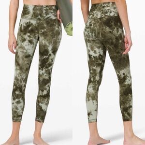 Lululemon Align Cropped Legging Tie Dye